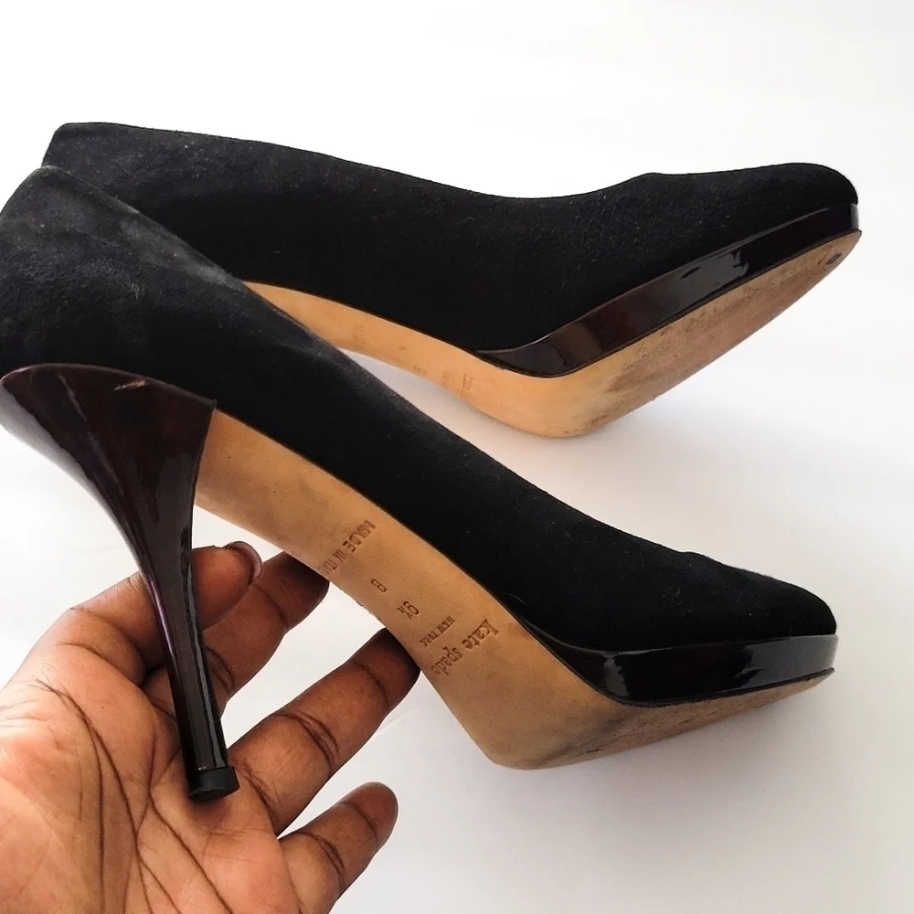 Kate spade black Pump Preppy Academia Corpcore Office Siren heels 9.5B